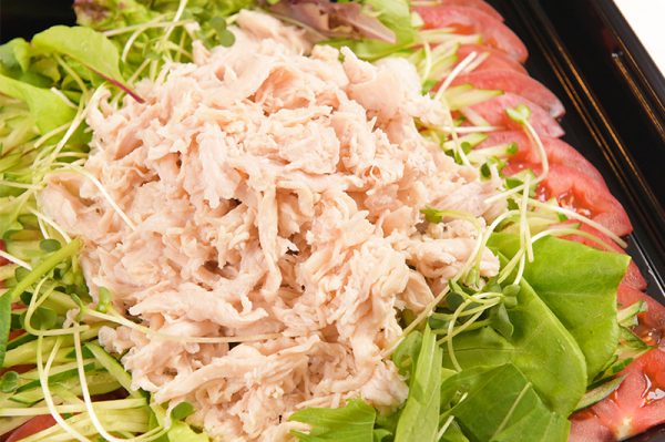 蒸し鶏の棒々鶏風サラダLサイズ（カトラリー10セット）