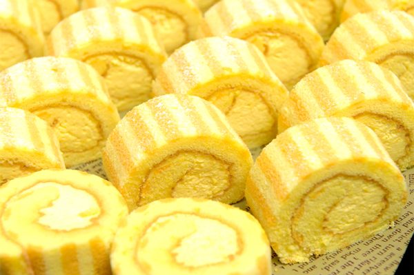 マンゴーロールケーキMサイズ(20個)（カトラリー6セット）