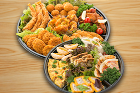 【当日・翌日メニュー】72,000円パーティープレートセットA（カトラリー70セット）
